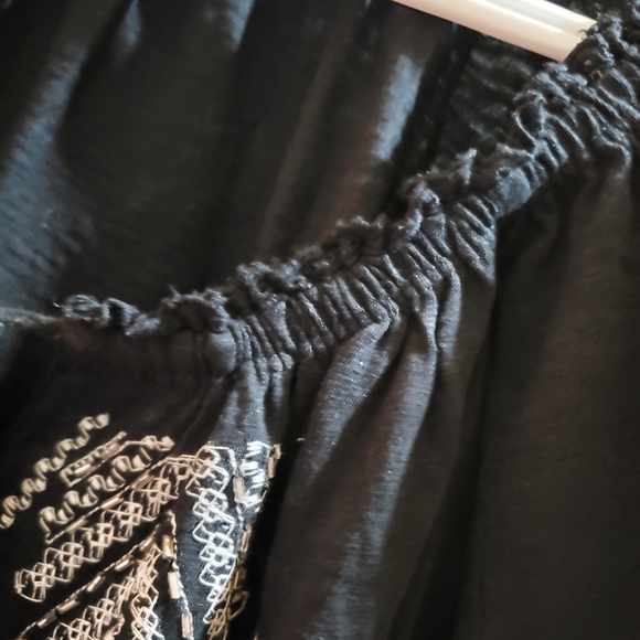 JM Collection black pheasant shirt - Picture 4 of 9